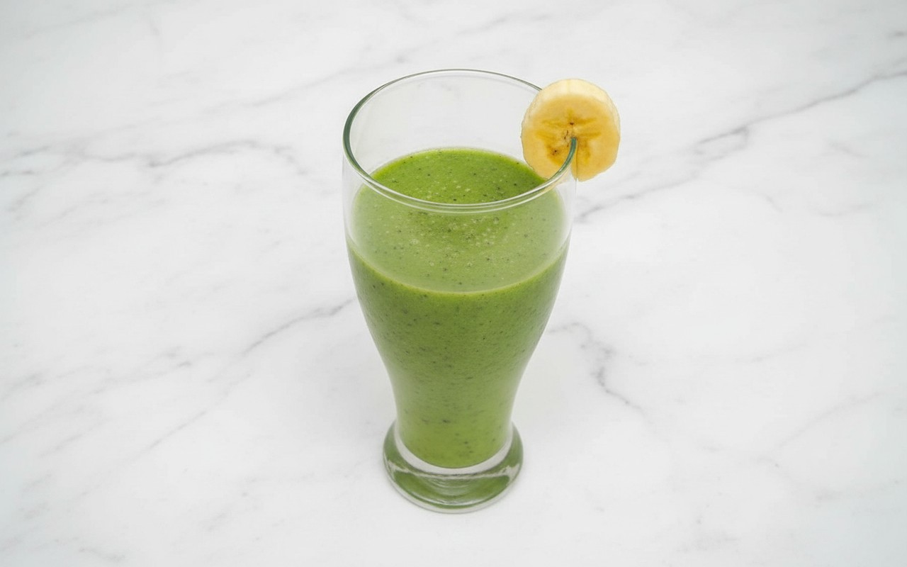 mieszanie patykiem erytrytolu w szklance z mlekiem migdałowym